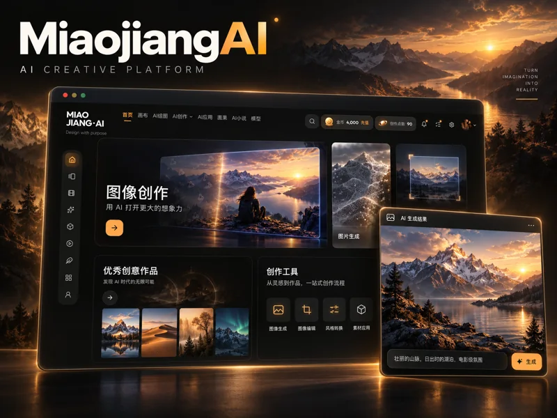 MiaojiangAI项目样机封面