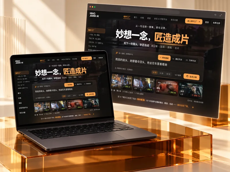 开发平台首页项目样机封面